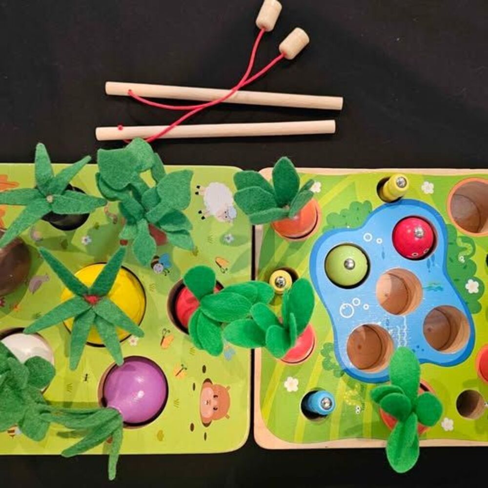 Set of 2 wood kids toys